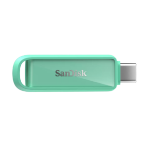 SanDisk Phone Drive with USB-C, Seafoam Green, 256GB