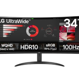 LG UltraWide 34" VA QHD Curved Monitor