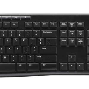 Logitech MK270 - Wireless Keyboard and Mouse combo - Black - USB