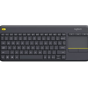Logitech K400 Plus - Wireless Keyboard - Touchpad - Black - USB