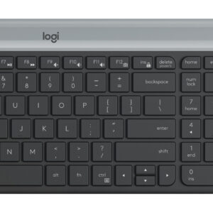 Logitech MK470 - Wireless Keyboard and Mouse combo - Graphite - Slimline - USB