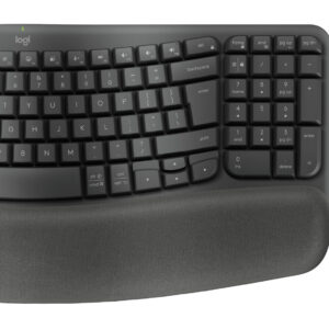 Logitech Wave Keys and Lift - Wireless Keyboard and Mouse - Graphite - Bluetooth