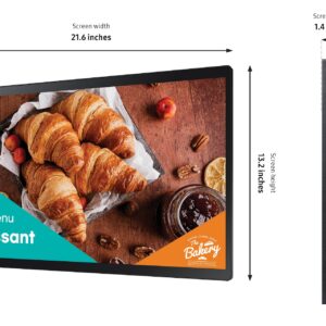 SAMSUNG 24'' EDGE LED FHD 300 NIT 16/7 HOUR PANEL TOUCH