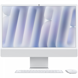 24-INCH IMAC WITH RETINA 4.5K DISPLAY: APPLE M4 CHIP WITH 10‑CORE CPU AND 10‑CORE GPU 24GB 512GB SSD - SILVER