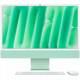 24-INCH IMAC WITH RETINA 4.5K DISPLAY: APPLE M4 CHIP WITH 8‑CORE CPU AND 8‑CORE GPU 16GB 256GB SSD - GREEN
