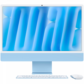 24-INCH IMAC WITH RETINA 4.5K DISPLAY: APPLE M4 CHIP WITH 8‑CORE CPU AND 8‑CORE GPU 16GB 256GB SSD - BLUE