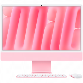 24-INCH IMAC WITH RETINA 4.5K DISPLAY: APPLE M4 CHIP WITH 8‑CORE CPU AND 8‑CORE GPU 16GB 256GB SSD - PINK
