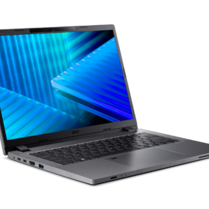 Acer TravelMate TMP214-55-G3-TCO-56MU 14" WUXGA IPS SlimBezel LTE Intel Core Ultra 5 processor 115U 16 GB DDR5 512GB PCIe NVMe SSD SD card reader WIFI6E+BT 2x2 AX+BT 6E FHD IR camera BackLit KB and FRP 53Wh Li-ion battery 65W TypeC adapter Windows 11 Pro 3 YRS OSW
