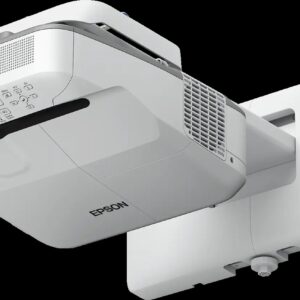 Epson 3500lm WXGA 1280x800 16:10 Lamp USB 2VGA 3HDMI RS-232C Wi-FiOptional NoBag White BracketIncl UltraShortThrow
